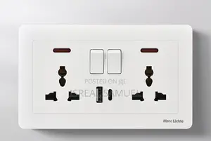 Double Wall Switch with Dual USB-A Ports