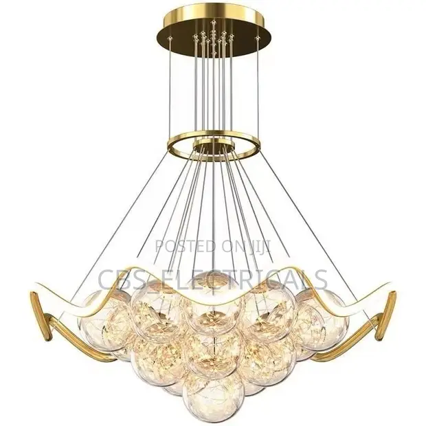 Aurora 13 Ball LED Crystal Chandelier - 1