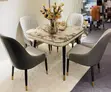 Luxury Unique Four Seater Marble Dining Set - 1