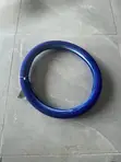 Classic Steering Wheel Cover with Blue Diamond Stone - 2