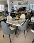 Unik Dining Set Mai Zama Hudu Tare da Marmara - 1