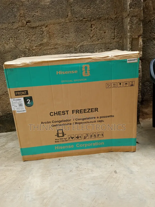 Hisense 297L Inverter Chest Freezer (Model 390SH) - Silver - 1