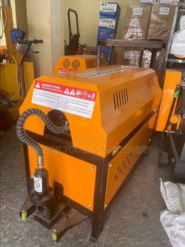 Automatic Rebar Straightening and Cutting Machine - 1