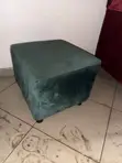 Side Stool Ottoman - Green - 1