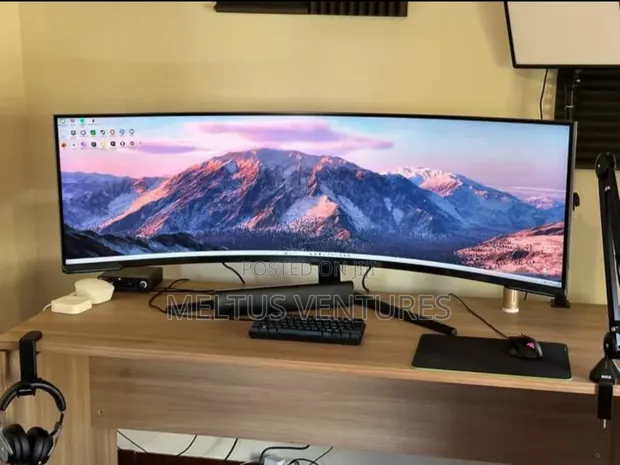 Samsung 57" Odyssey Neo G9 Dual UHD Curved Gaming Monitor - 1