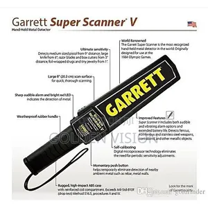 Garrett Super Handheld Metal Detector tare da Baturi Kyauta