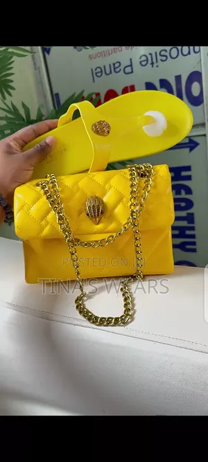 Kurt Geiger Bag and Slippers Set