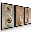 Triptych Decorative Wall Art Set - 2