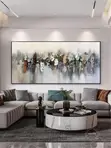 Rough Stretch Canvas - Abstract Art - 4