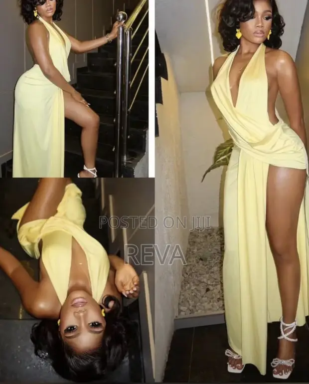 Fashion Nova Yellow Lounge Set & Evening Gown - 1
