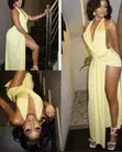 Fashion Nova Yellow Lounge Set & Evening Gown - 1