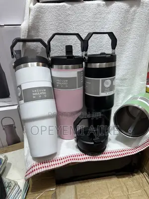 Fancy Water Jar 890ml with Straw