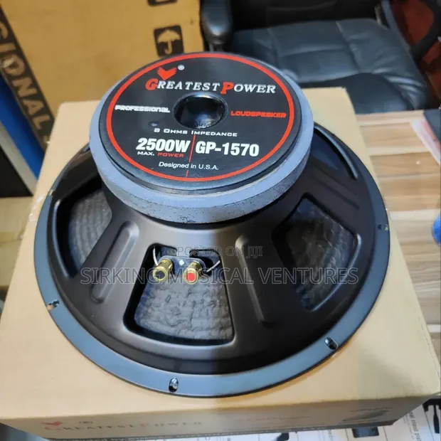 Greatest Power 2500W 15-Inch Speaker - 1