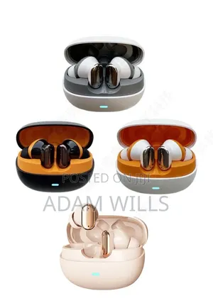 Luxury Metallic Wireless Bluetooth Earbuds - Rose Gold