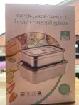 3 PCS Stackable Stainless Steel Food Storage Containers - 3
