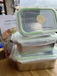 3 PCS Stackable Stainless Steel Food Storage Containers - 5
