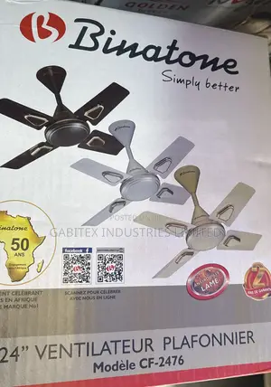 Binatone Ceiling Fan - Rust Free, Copper Coil