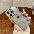 Luxury Wireless Charge Transparent Case for iPhone 15 Pro Max - 4