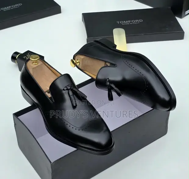 Tom Ford High Quality Leather Loafers for Men - 1