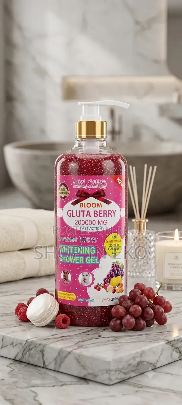 Bloom Gluta Berry 200000mg Farko Wanka Gel - 1