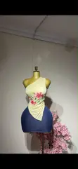 Mesh Tube Dress - Plus Size - 1