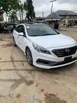 2017 Hyundai Sonata Sport 2.0T Sedan - White - 5