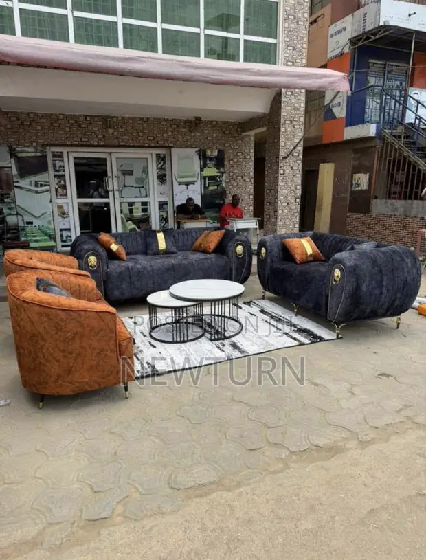 New Seven Seater Fabric Sofa Set - 1