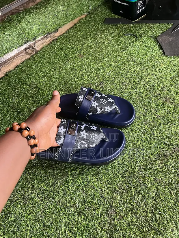 Aaronfaiy Handmade Pam Slippers - Blue - 1