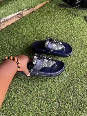 Aaronfaiy Hand-Made Pam Slippers - Blue