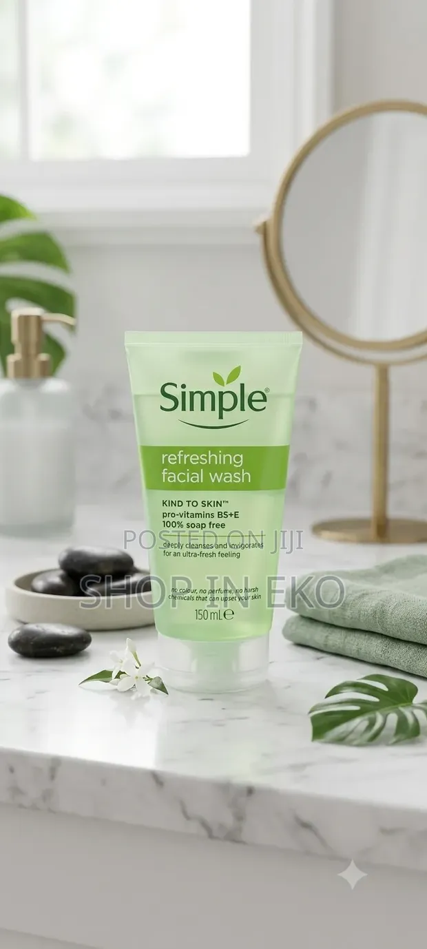 Simple Kind to Skin Refreshing Facial Wash Gel - 150ml - 1