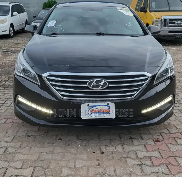 Hyundai Sonata 2015 Black - 1