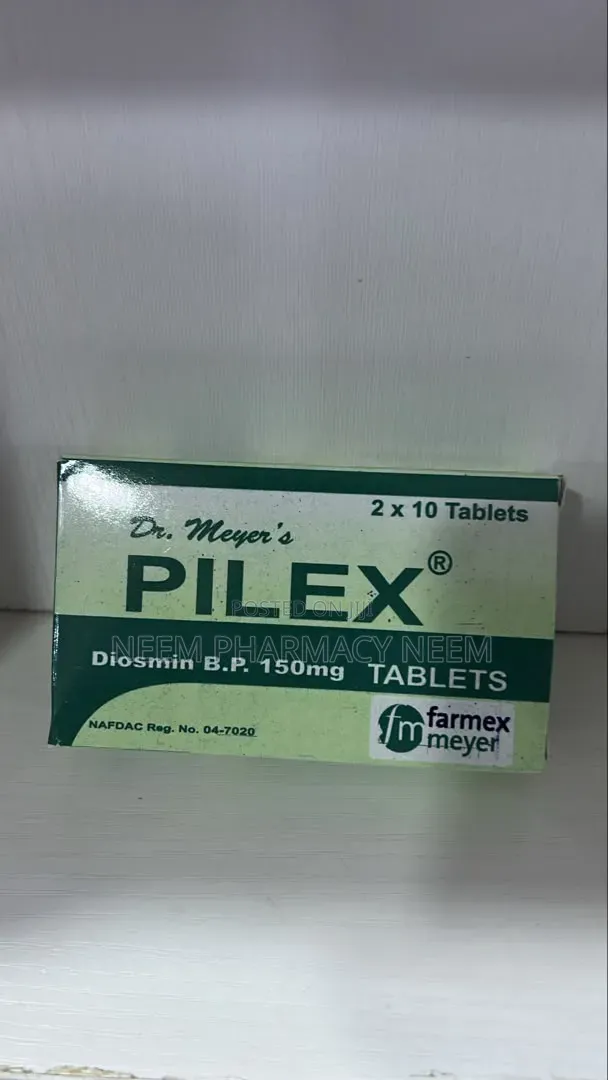 Pilex Diosmin for Hemorrhoids & Varicose Veins - 1