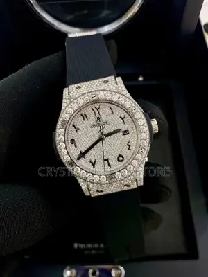Hublot VVS Moissanite Buss Down Men's Watch