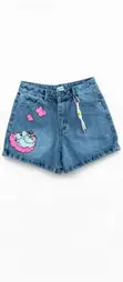 Ingantattun Guntun Wando na Denim na Mata - 3 Zana - 1