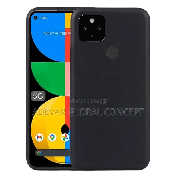 TPU Phone Case for Google Pixel 5 (Black) - 1