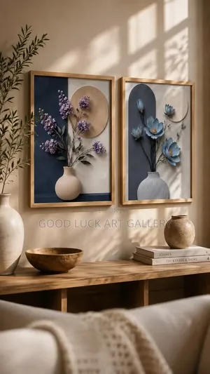 Home Interiors 3D Floral Wall Art (Set of 2)