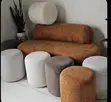 Unique Fabric Stools - Brand New - 1