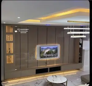 Unique Luxury TV Console with Storage