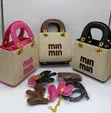 MinMin Handbag - Medium Size, Genuine Leather - 1