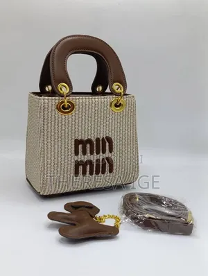 MinMin Handbag - Medium Size, Genuine Leather