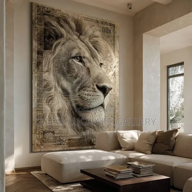 Lion Portrait Canvas Print - 1