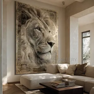 Lion Portrait Canvas Print