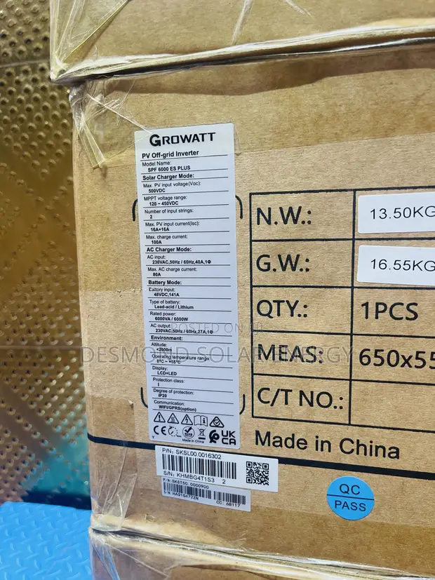 6kva 48v Growatt Solar Hybrid Inverter - Sabon Abu - 1