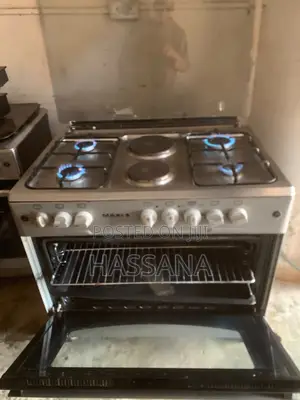 Maxi Gas Cooker Mai Gobara 6, Da Wutar Lantarki & Turaren Wuta Biyu