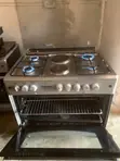 Maxi Gas Cooker Mai Gobara 6, Da Wutar Lantarki & Turaren Wuta Biyu - 2