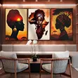 African Sunset Triptych Wall Art Set - 1