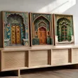Zanen Mughal na Gargajiya (Saitin Zane 3 da Aka Tsara) - 3