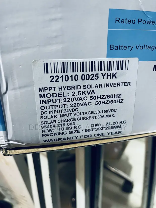2.5kva 24v Yohako Solar Hybrid Inverter with Warranty - 1