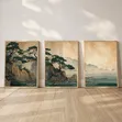 Japanese 2-in-1 Art Triptych Wall Decor - 1