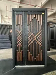 Copper Cast Entrance Door - Smart Lock Compatible - 1